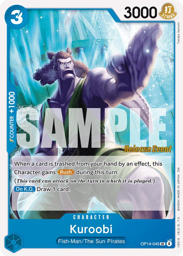 Kuroobi [The Azure Sea's Seven Release Event Cards] | Cards and Coasters CA