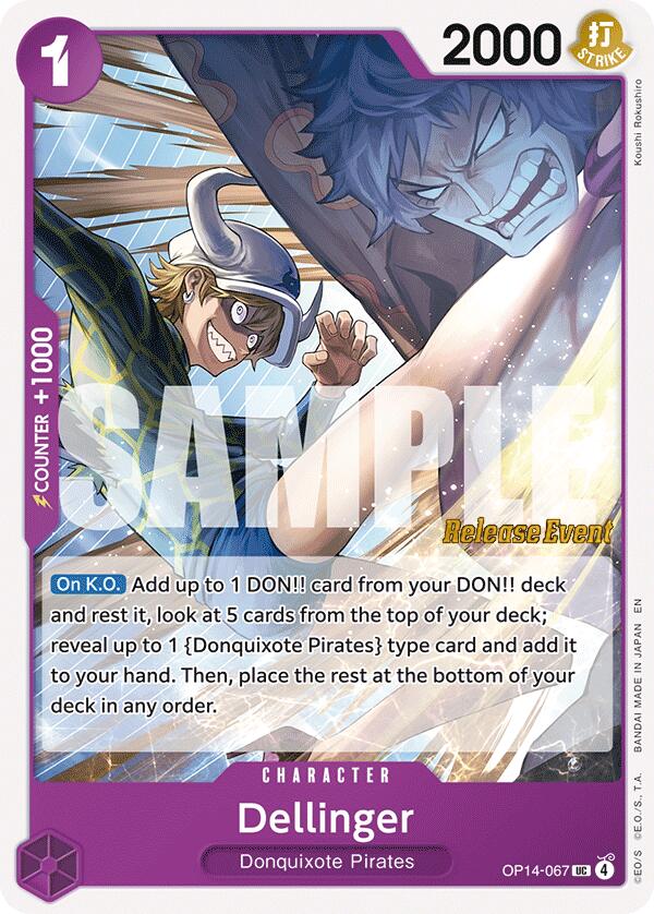 Dellinger [The Azure Sea's Seven Release Event Cards] | Cards and Coasters CA
