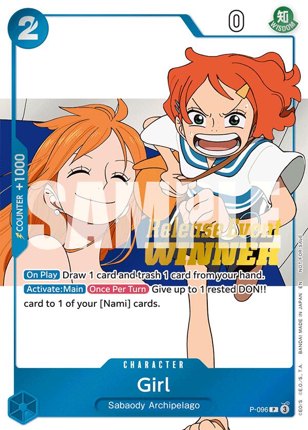 Girl (OP14 Release Event Winner) [One Piece Promotion Cards] | Cards and Coasters CA