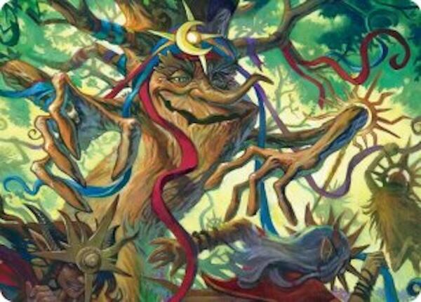 Sun-Dappled Celebrant Art Card [Lorwyn Eclipsed Art Series] | Cards and Coasters CA