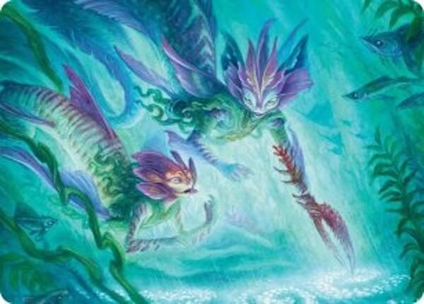 Silvergill Mentor Art Card [Lorwyn Eclipsed Art Series] | Cards and Coasters CA