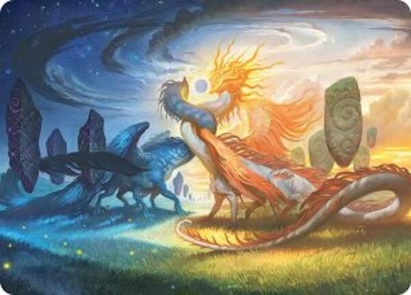 Celestial Reunion Art Card (19/54) [Lorwyn Eclipsed Art Series] | Cards and Coasters CA