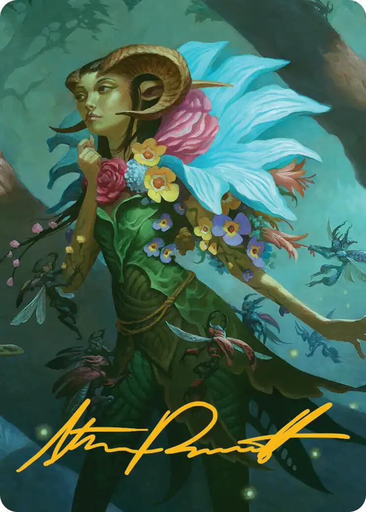 Maralen, Fae Ascendant Art Card (Gold-Stamped Signature) [Lorwyn Eclipsed Art Series] | Cards and Coasters CA