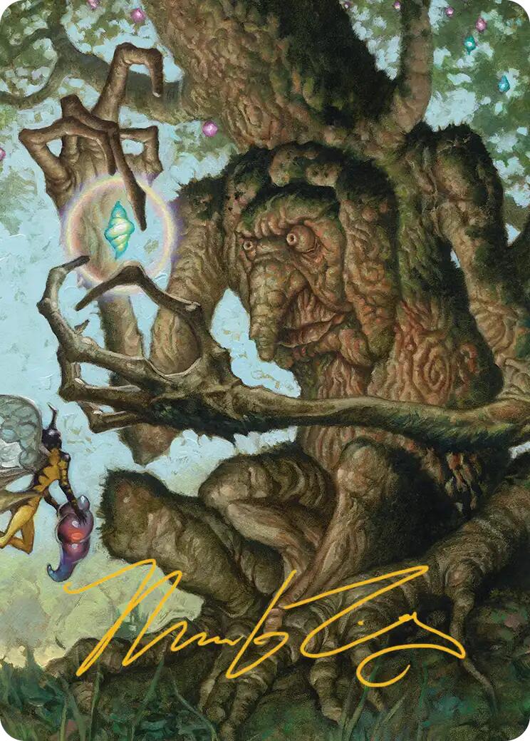 Faeburrow Elder Art Card (Gold-Stamped Signature) [Lorwyn Eclipsed Art Series] | Cards and Coasters CA