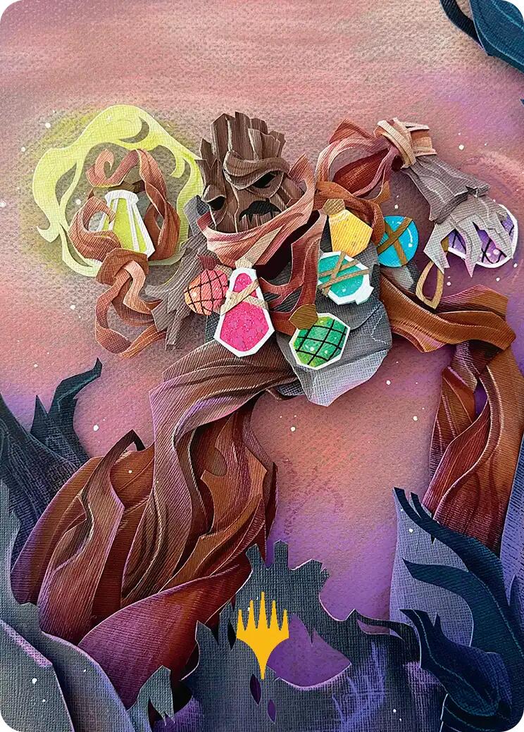 Painter's Servant Art Card (Gold-Stamped Planeswalker Symbol) [Lorwyn Eclipsed Art Series] | Cards and Coasters CA