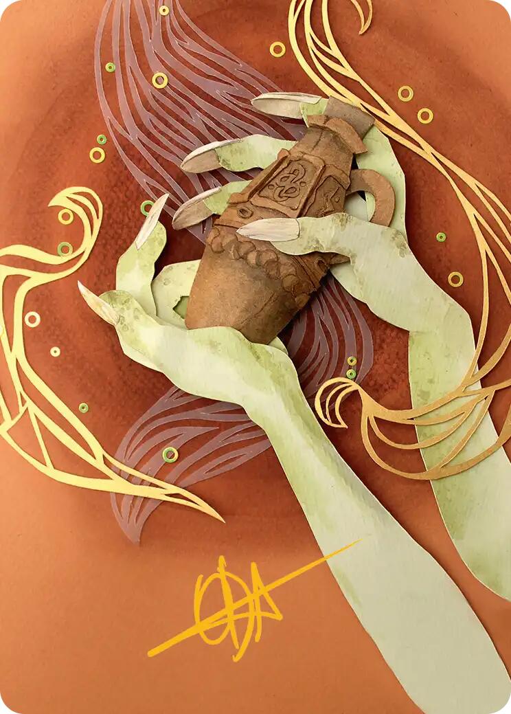 Thousand-Year Elixir Art Card (Gold-Stamped Signature) [Lorwyn Eclipsed Art Series] | Cards and Coasters CA
