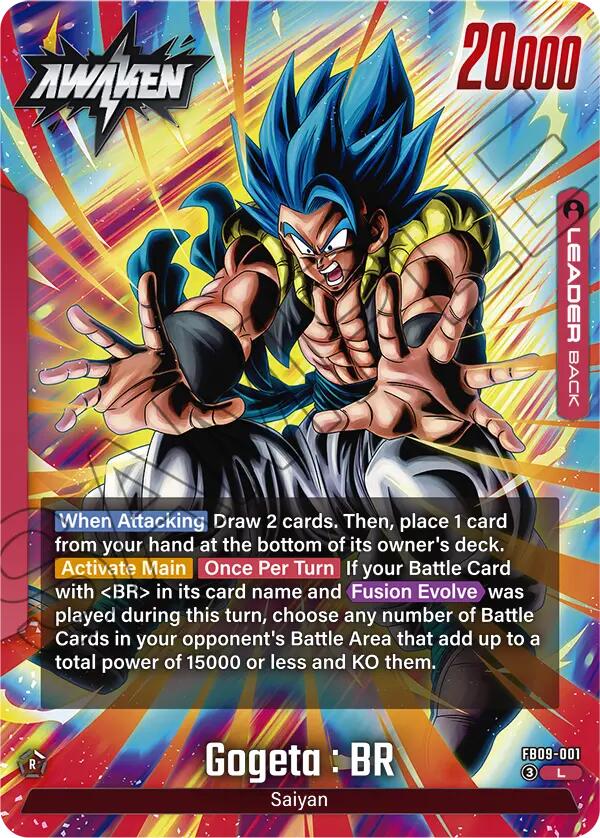 Gogeta : BR (FB09-001) [Dual Evolution] | Cards and Coasters CA