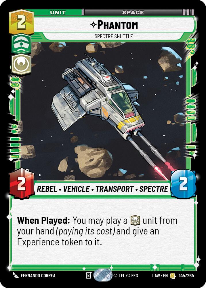Phantom - Spectre Shuttle (144/264) (144/264) [A Lawless Time] | Cards and Coasters CA