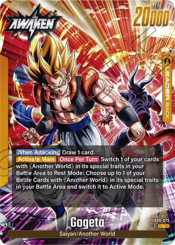 Son Goku/Vegeta // Gogeta [Dual Evolution] | Cards and Coasters CA