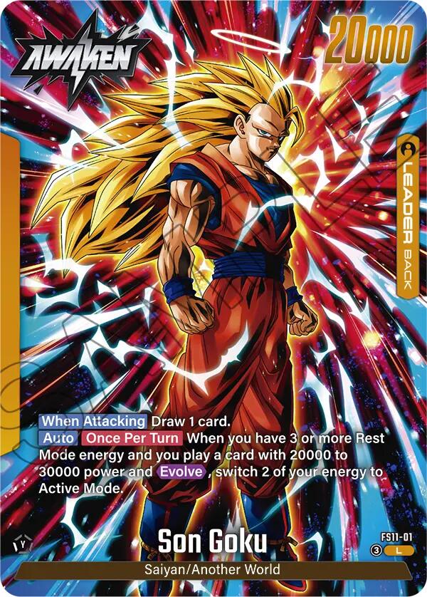 Son Goku (FS11-01) [Starter Deck EX: The Phase of Evolution] | Cards and Coasters CA