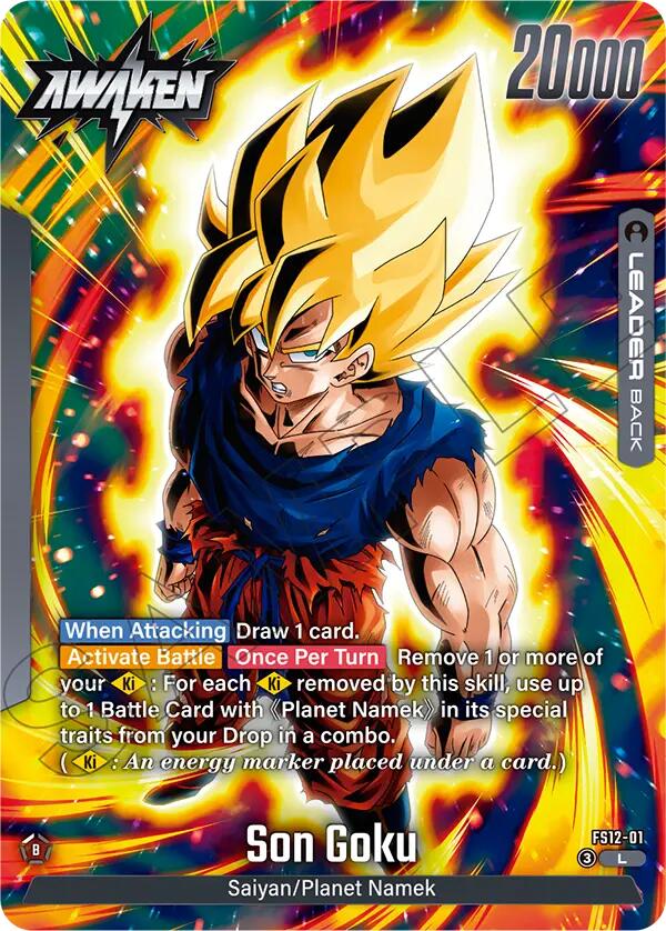 Son Goku (FS12-01) [Starter Deck EX: The Beat of Ki] | Cards and Coasters CA