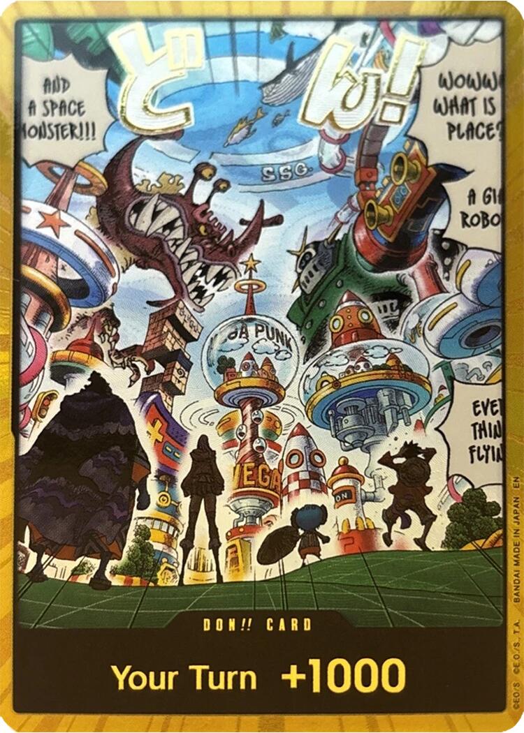 DON!! Card (Egghead) (Gold) [The Azure Sea's Seven] | Cards and Coasters CA