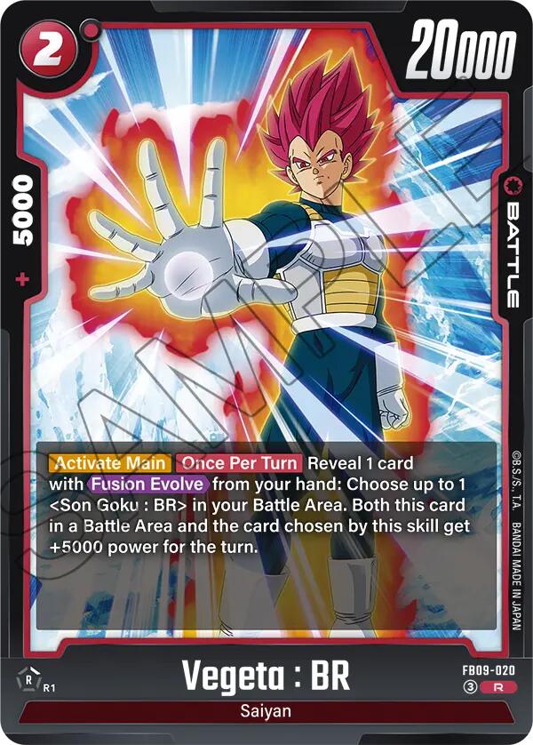 Vegeta : BR (FB09-020) [Dual Evolution] | Cards and Coasters CA