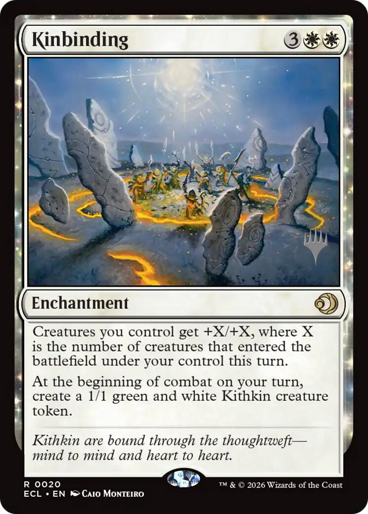 Kinbinding [Lorwyn Eclipsed Promos] | Cards and Coasters CA