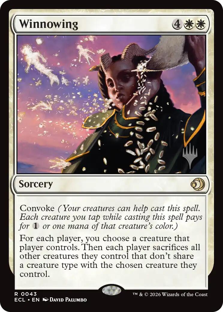 Winnowing [Lorwyn Eclipsed Promos] | Cards and Coasters CA
