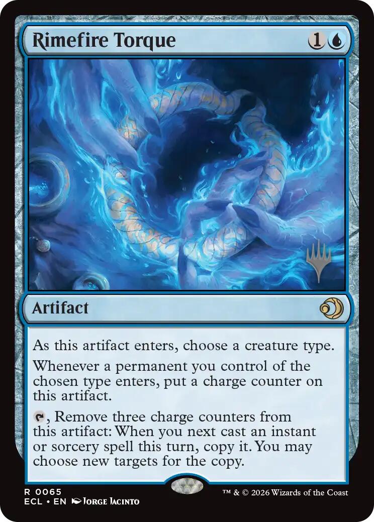 Rimefire Torque [Lorwyn Eclipsed Promos] | Cards and Coasters CA