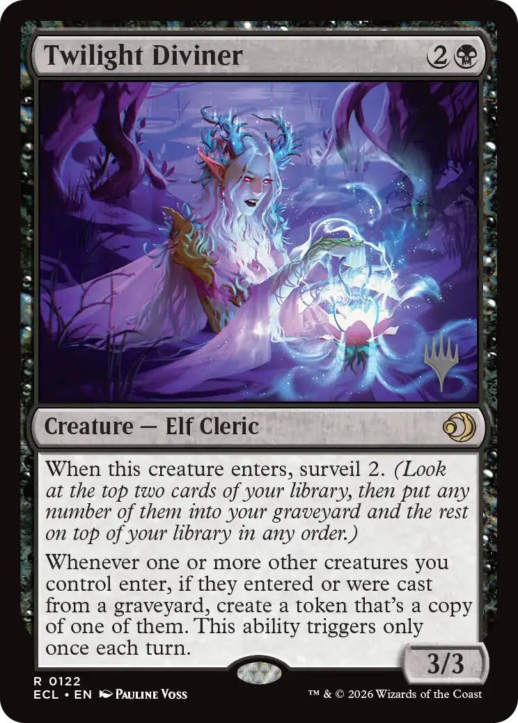Twilight Diviner [Lorwyn Eclipsed Promos] | Cards and Coasters CA