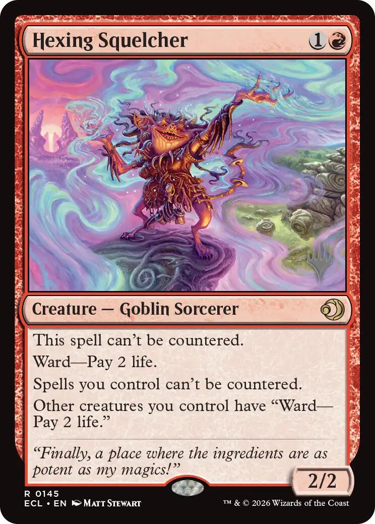 Hexing Squelcher [Lorwyn Eclipsed Promos] | Cards and Coasters CA
