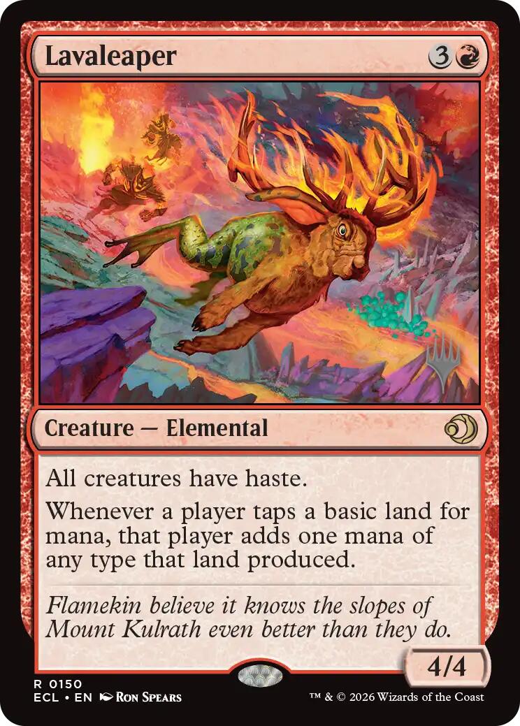 Lavaleaper [Lorwyn Eclipsed Promos] | Cards and Coasters CA