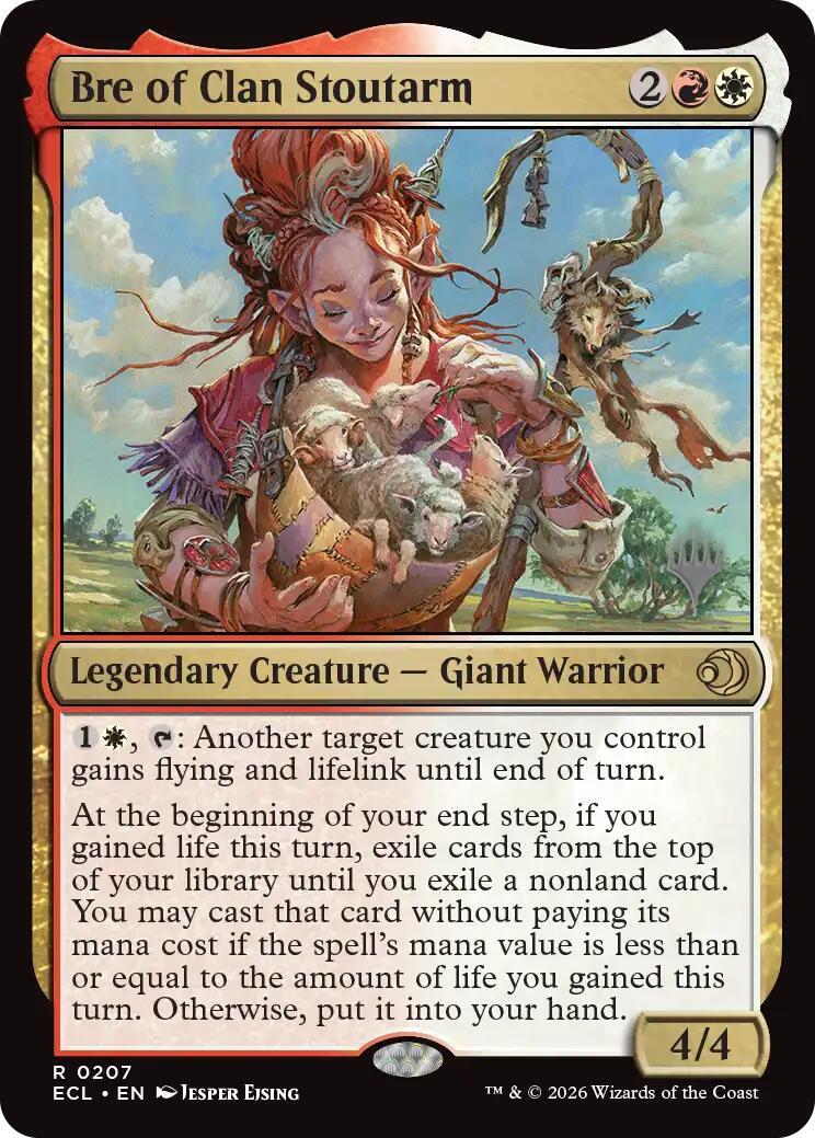Bre of Clan Stoutarm [Lorwyn Eclipsed Promos] | Cards and Coasters CA