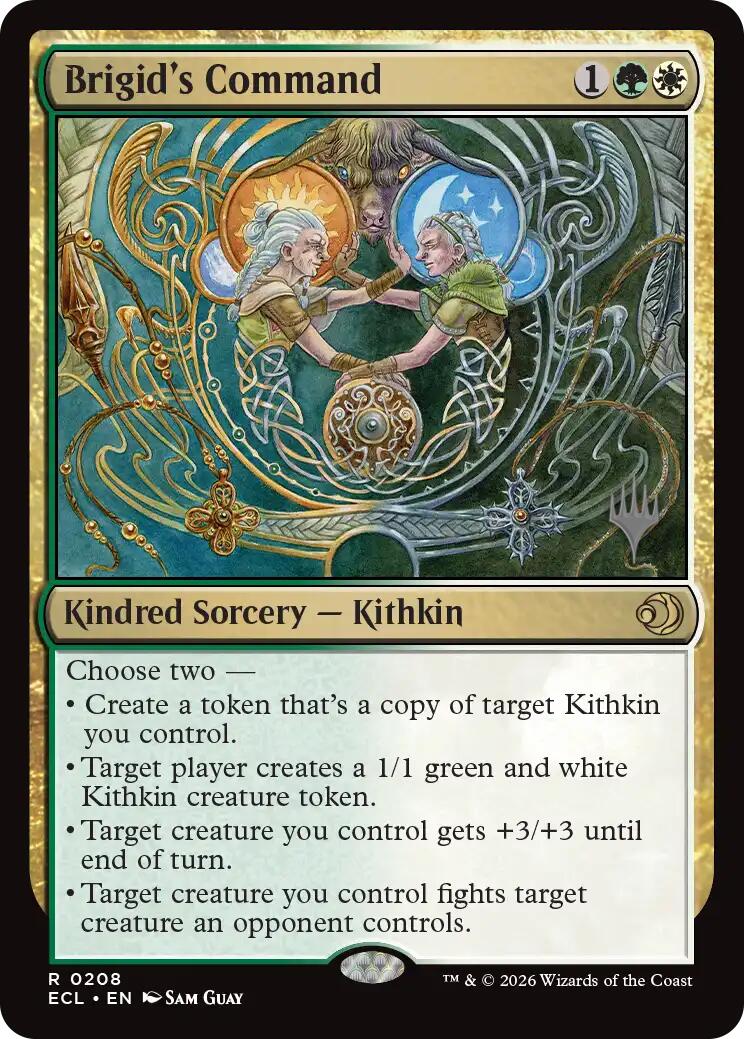 Brigid's Command [Lorwyn Eclipsed Promos] | Cards and Coasters CA