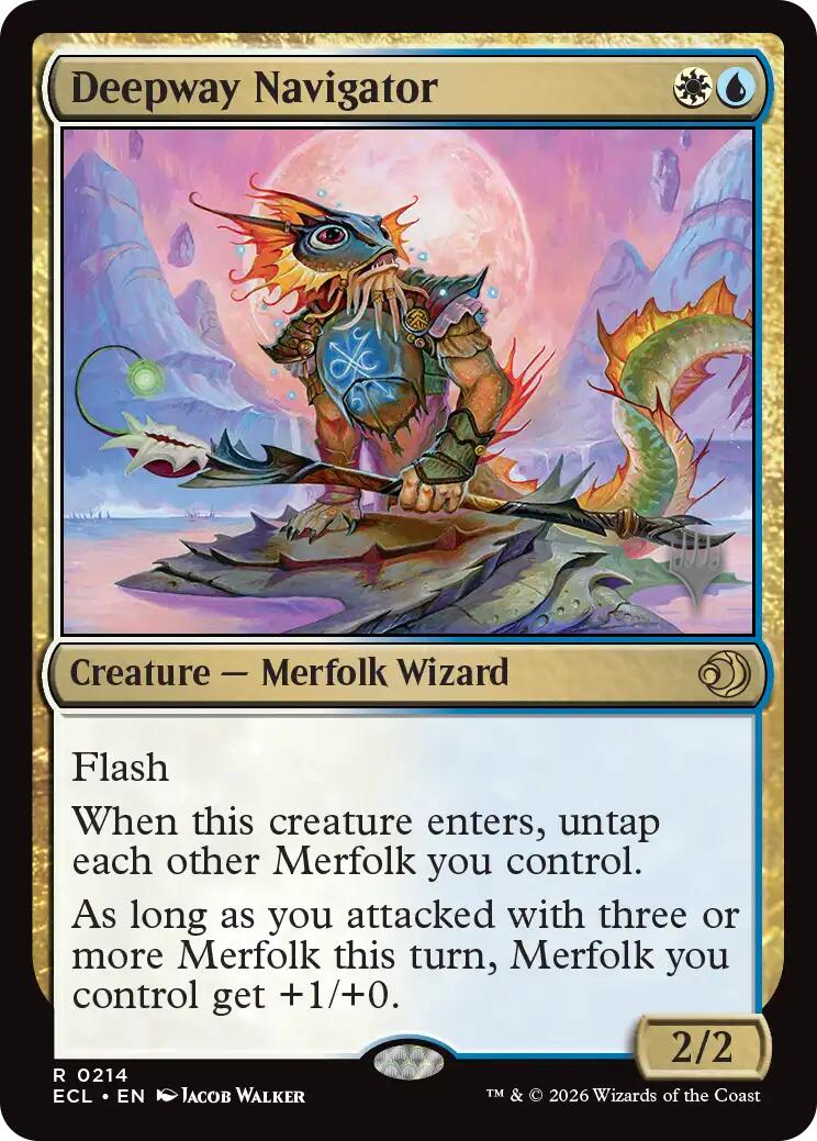 Deepway Navigator [Lorwyn Eclipsed Promos] | Cards and Coasters CA