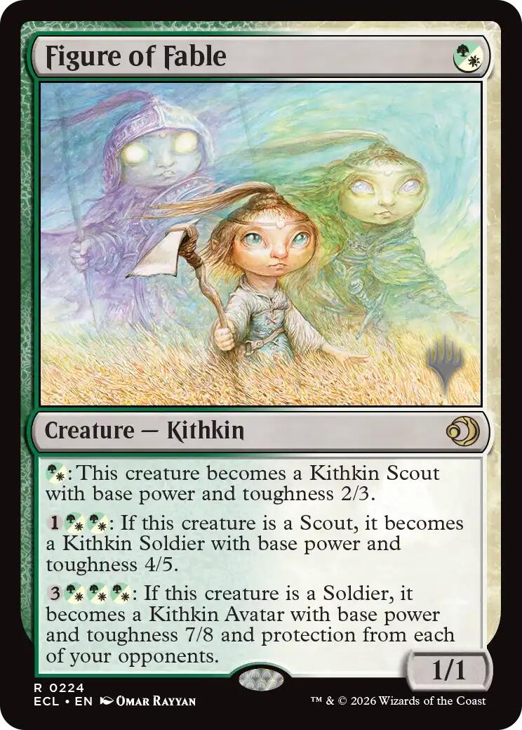Figure of Fable [Lorwyn Eclipsed Promos] | Cards and Coasters CA