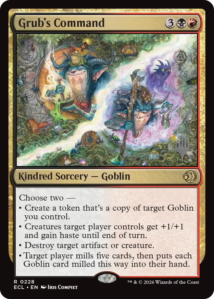 Grub's Command [Lorwyn Eclipsed Promos] | Cards and Coasters CA