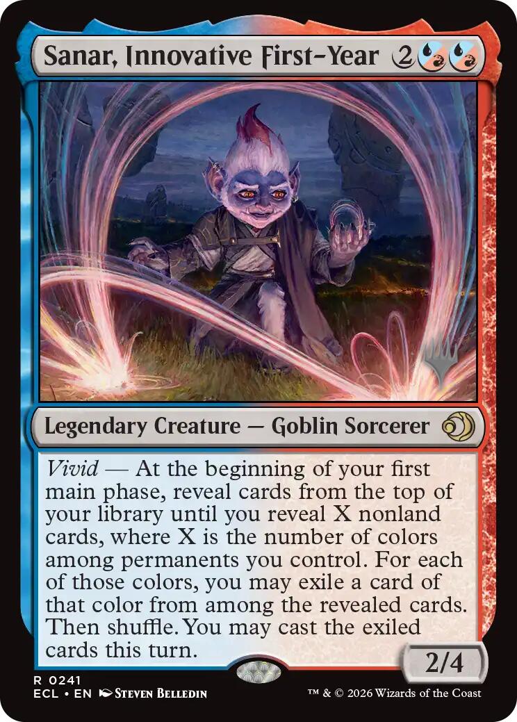 Sanar, Innovative First-Year [Lorwyn Eclipsed Promos] | Cards and Coasters CA
