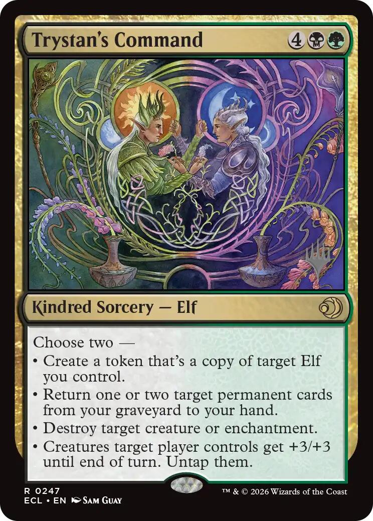 Trystan's Command [Lorwyn Eclipsed Promos] | Cards and Coasters CA