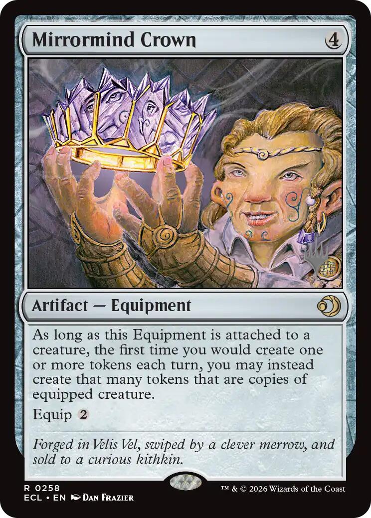 Mirrormind Crown [Lorwyn Eclipsed Promos] | Cards and Coasters CA