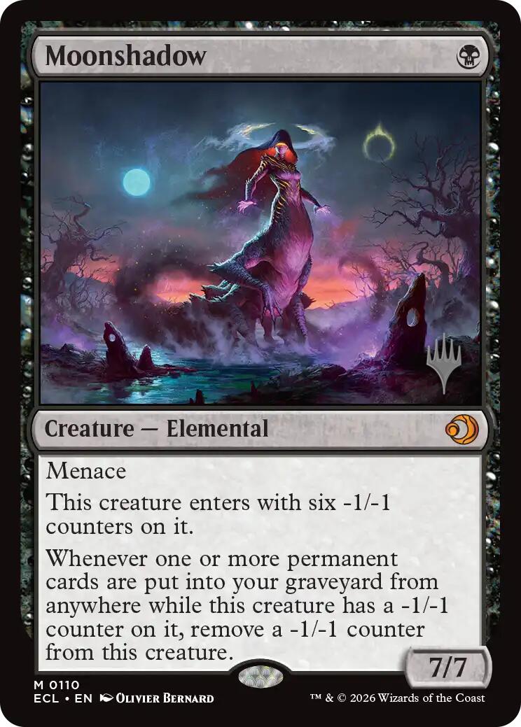 Moonshadow [Lorwyn Eclipsed Promos] | Cards and Coasters CA