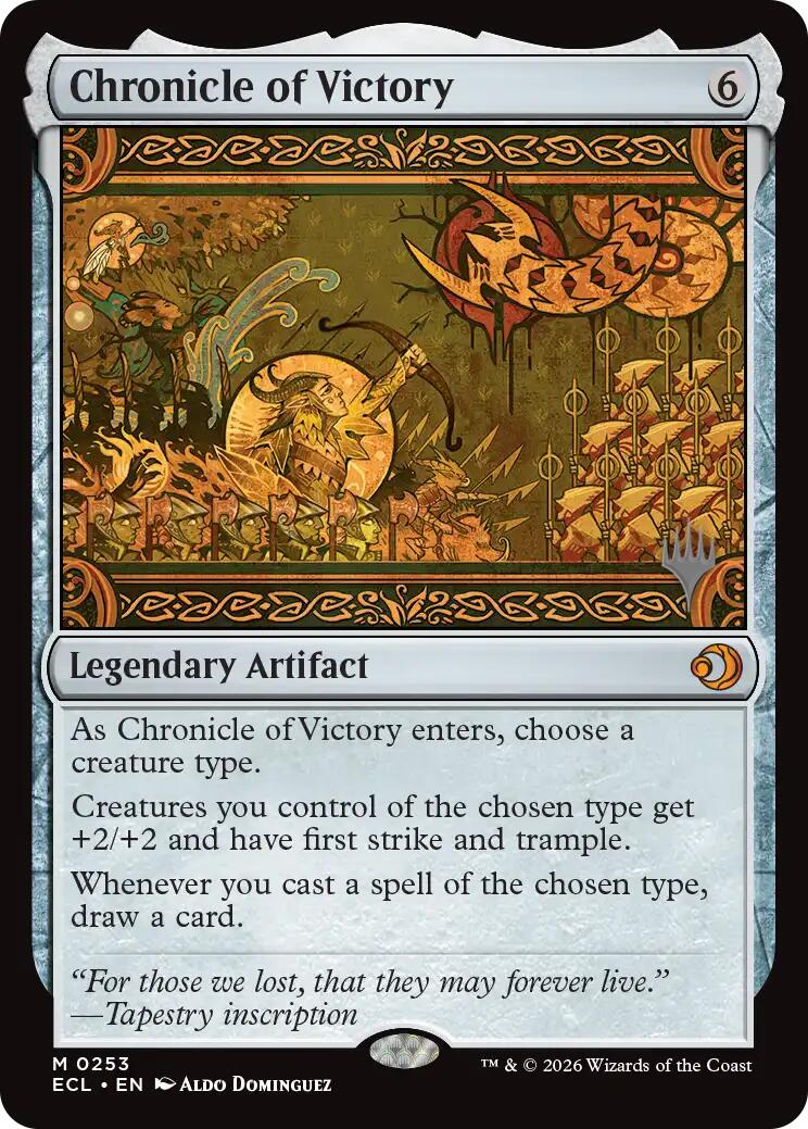 Chronicle of Victory [Lorwyn Eclipsed Promos] | Cards and Coasters CA