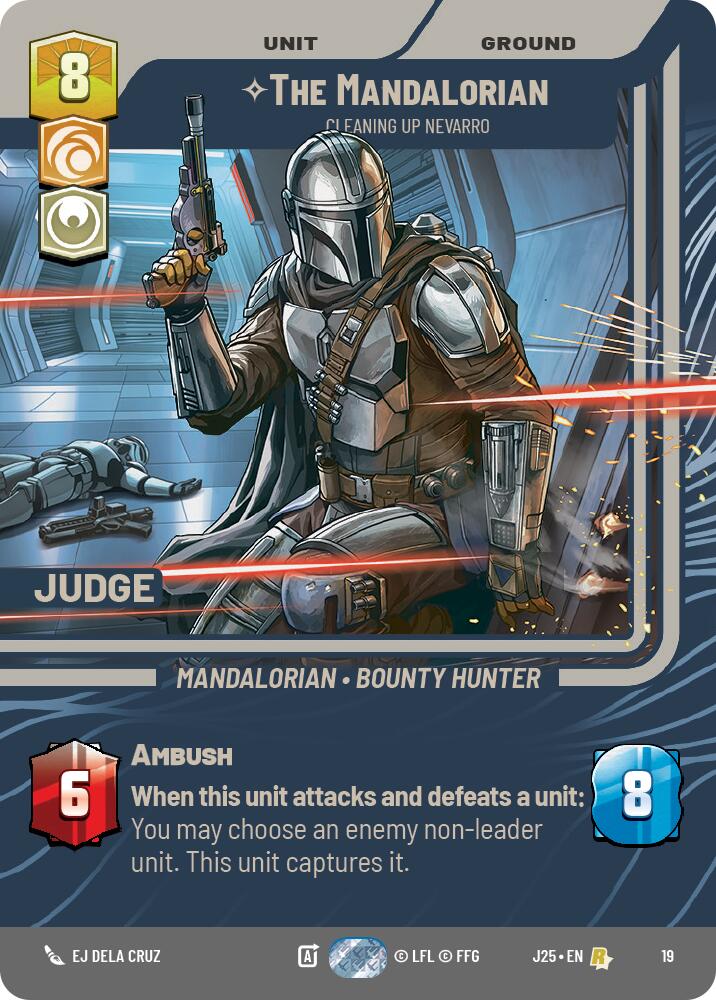 The Mandalorian - Cleaning up Nevarro (19) (19) [Judge Promos] | Cards and Coasters CA