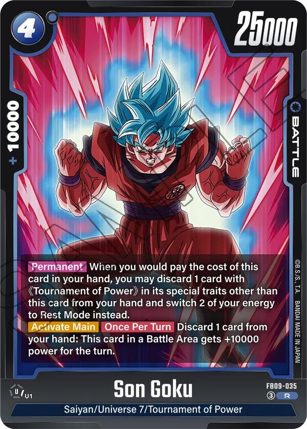 Son Goku (FB09-035) [Dual Evolution] | Cards and Coasters CA