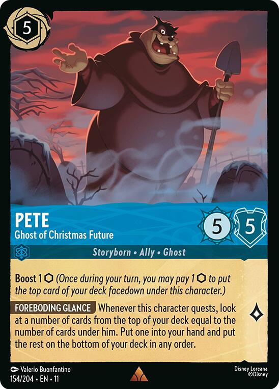Pete - Ghost of Christmas Future (154/204) [Winterspell] | Cards and Coasters CA