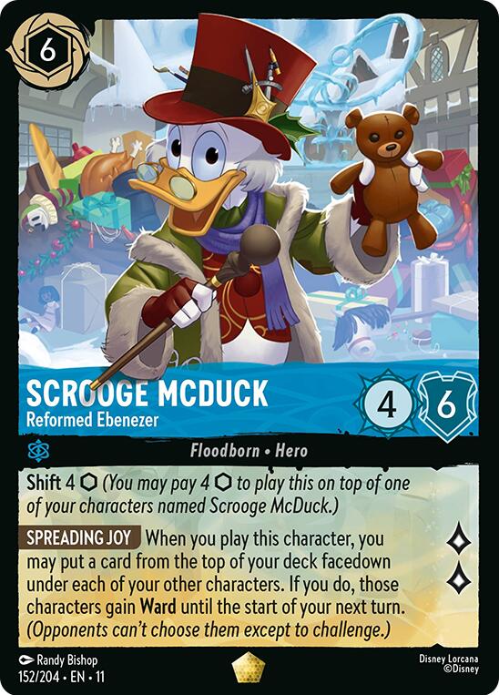 Scrooge McDuck - Reformed Ebenezer (152/204) [Winterspell] | Cards and Coasters CA