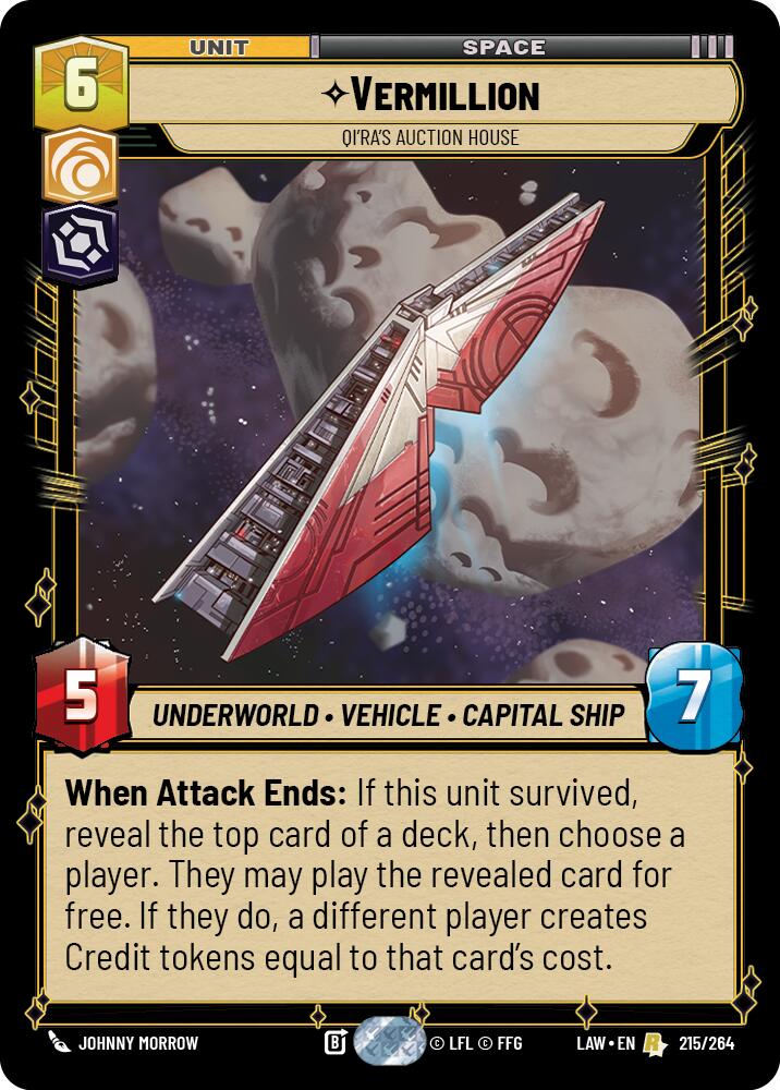 Vermillion - Qi'Ra's Auction House (215/264) (215/264) [A Lawless Time] | Cards and Coasters CA