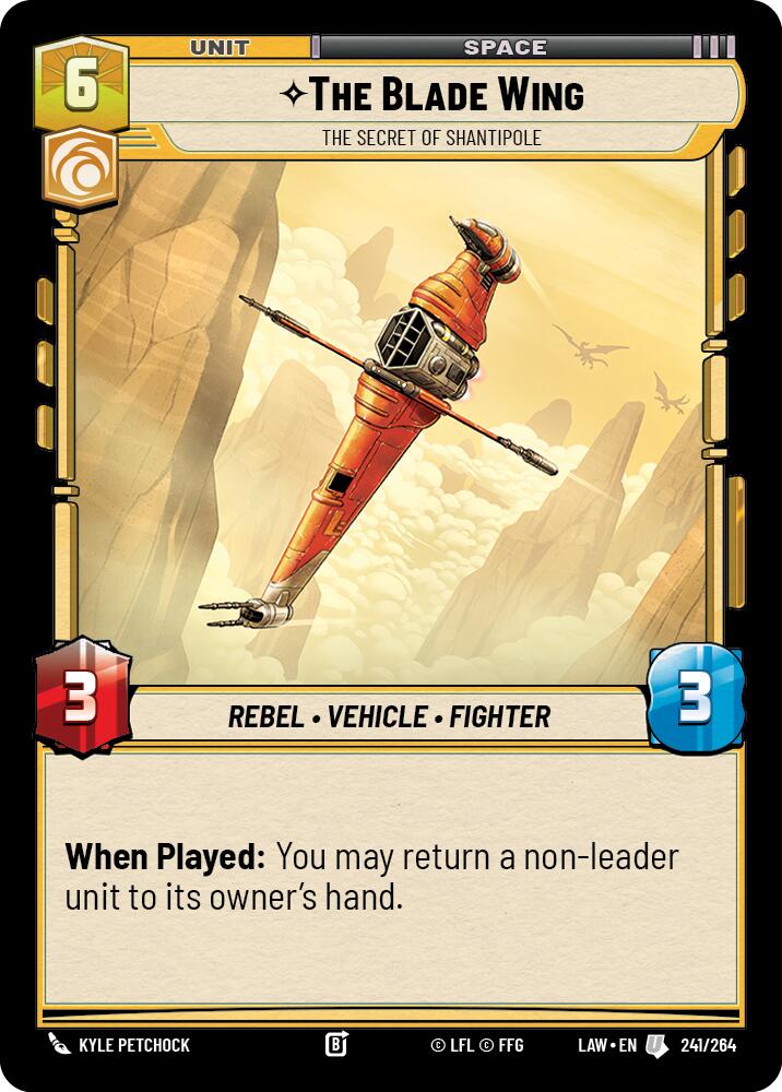 The Blade Wing - The Secret of Shantipole (241/264) (241/264) [A Lawless Time] | Cards and Coasters CA