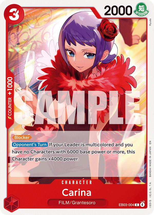 Carina [Extra Booster: One Piece Heroines Edition] | Cards and Coasters CA