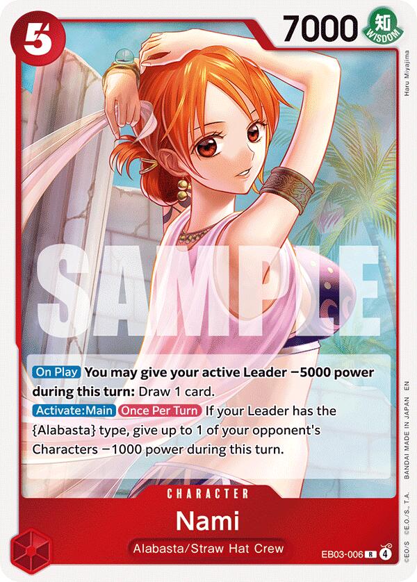 Nami [Extra Booster: One Piece Heroines Edition] | Cards and Coasters CA