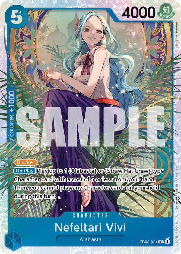Nefeltari Vivi [Extra Booster: One Piece Heroines Edition] | Cards and Coasters CA