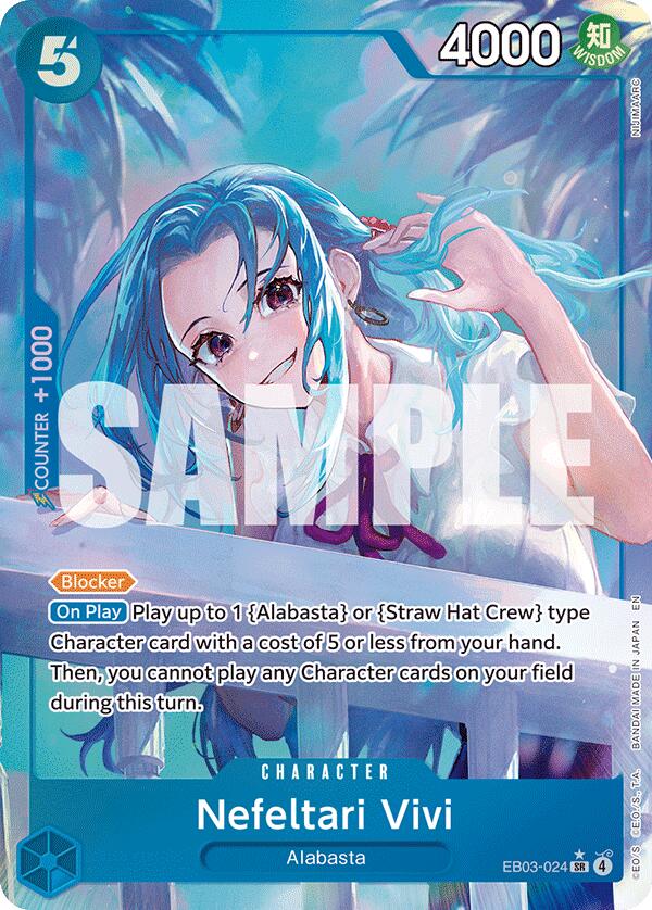 Nefeltari Vivi (Alternate Art) [Extra Booster: One Piece Heroines Edition] | Cards and Coasters CA