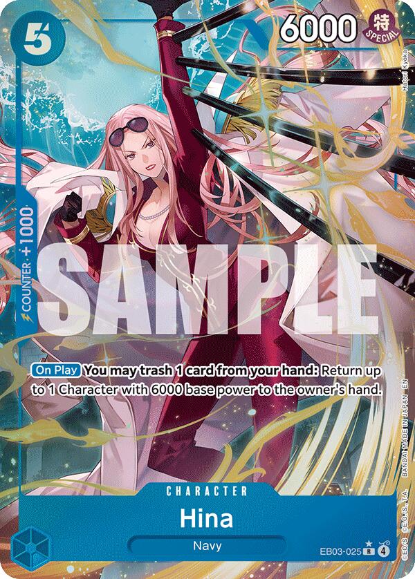 Hina (Alternate Art) [Extra Booster: One Piece Heroines Edition] | Cards and Coasters CA