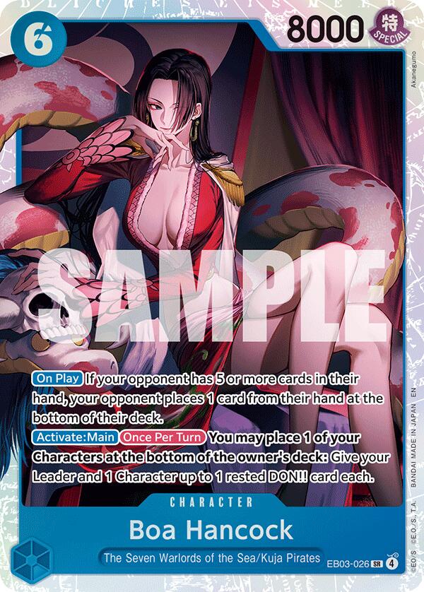 Boa Hancock [Extra Booster: One Piece Heroines Edition] | Cards and Coasters CA