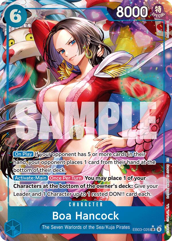 Boa Hancock (Alternate Art) [Extra Booster: One Piece Heroines Edition] | Cards and Coasters CA