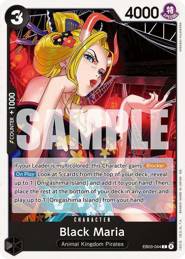 Black Maria [Extra Booster: One Piece Heroines Edition] | Cards and Coasters CA