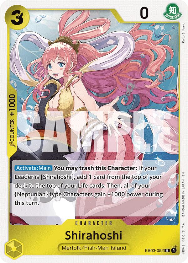 Shirahoshi [Extra Booster: One Piece Heroines Edition] | Cards and Coasters CA
