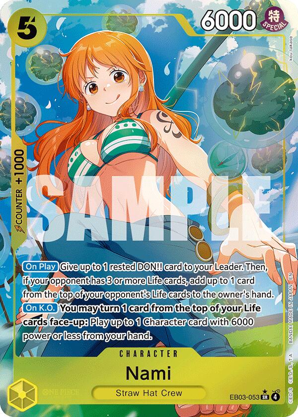 Nami (Alternate Art) [Extra Booster: One Piece Heroines Edition] | Cards and Coasters CA