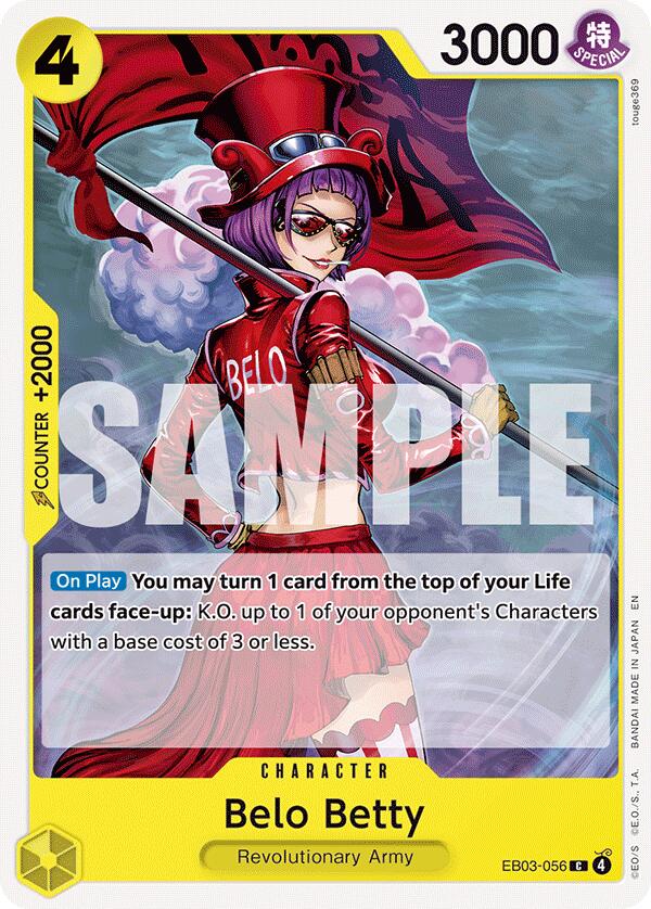 Belo Betty [Extra Booster: One Piece Heroines Edition] | Cards and Coasters CA